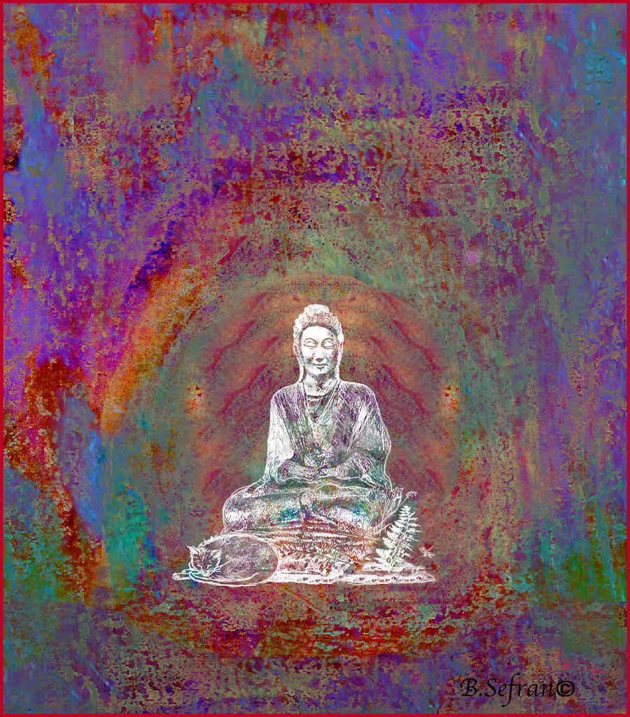 Old card for Buddhist friends